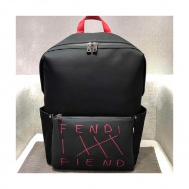 Fendi 2019 Leather Back Pack ,31.5CM - 펜디 2019 레더 남여공용 백팩  FENB0073,31.5CM,블랙
