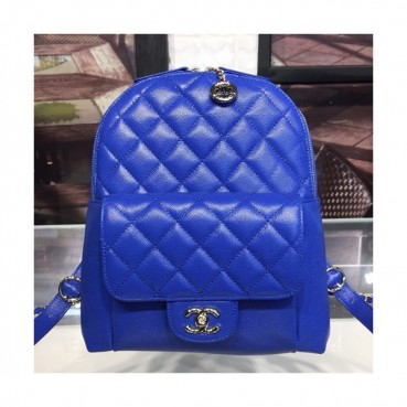 Chanel 2019 Leather Women Back Pack ,23CM - 샤넬 2019 레더 여성용 백팩,CHAB0536,23CM,블루
