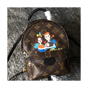 Louis Viutton MonogramPalm Springs Women Back Pack,22cm - 루이비통 모노그램 팜스프링 여성용 백팩,M41562,LOUB0857 ,22cm,브라운