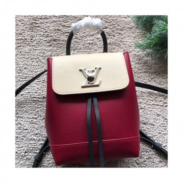 Louis Viutton  Lock me Backpack MINI ,16cm - 루이비통 락미 백팩 미니,M54573,LOUB0405 ,16cm,와인
