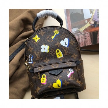 Louis Viutton MonogramPalm Springs Women Back Pack,29cm - 루이비통 모노그램 팜스프링 여성용 백팩,M41562,LOUB0401 ,29cm,브라운