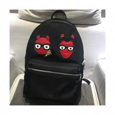 Dolce&Gabbana Leather Back Pack ,42CM - 돌체 앤 가바나 레더 남성용 백팩, DGB0002 ,42cm,블랙