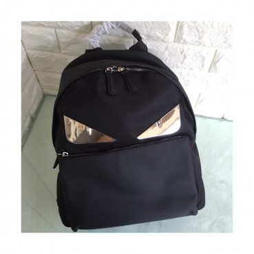 Fendi Leather & Nylon Back Pack ,38CM - 펜디 레더&나일론 남여공용 백팩  FENB0061,38CM,블랙