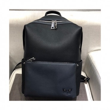 Fendi Leather Back Pack ,40CM - 펜디 레더 남성용 백팩  FENB0043,40CM,블랙