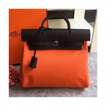 Hermes Herbag-A DOS Canvas Back Pack ,30cm 