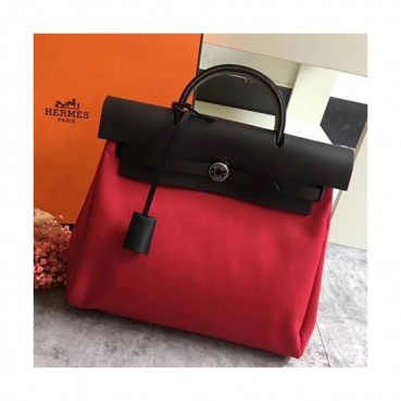 Hermes Herbag-A DOS Canvas Back Pack ,30cm 