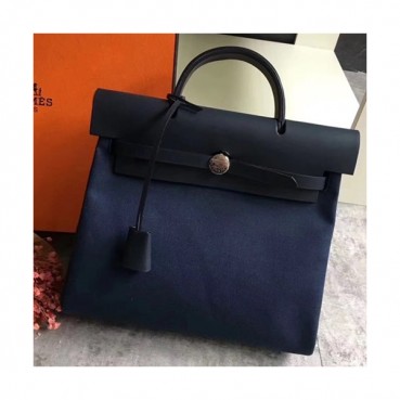 Hermes Herbag-A DOS Canvas Back Pack ,30cm 