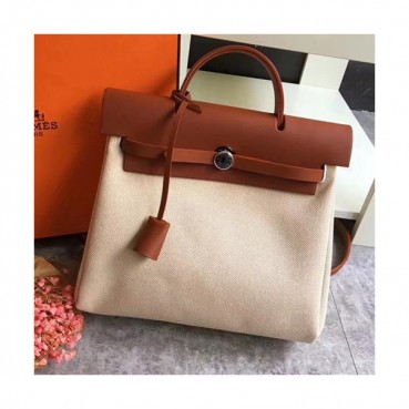 Hermes Herbag-A DOS Canvas Back Pack ,30cm 