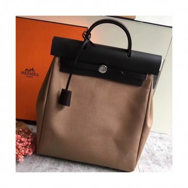Hermes Herbag-A DOS Canvas Back Pack ,35cm 