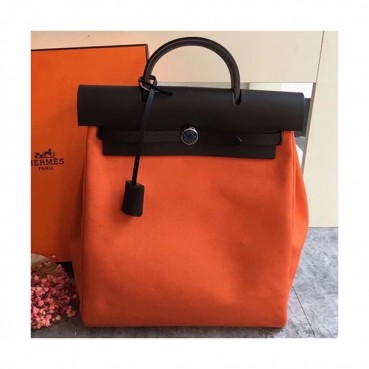 Hermes Herbag-A DOS Canvas Back Pack ,35cm 
