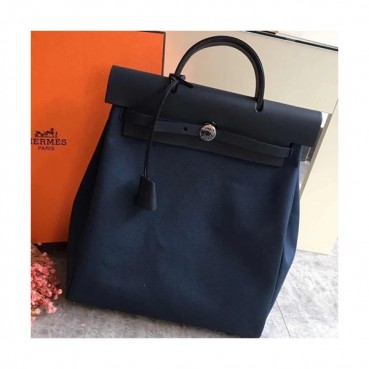 Hermes Herbag-A DOS Canvas Back Pack ,35cm 