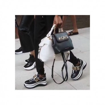 Michael Kors Leather Back Pack,18cm - 마이클 코어스 레더 백팩 MKB0244,18cm,블랙