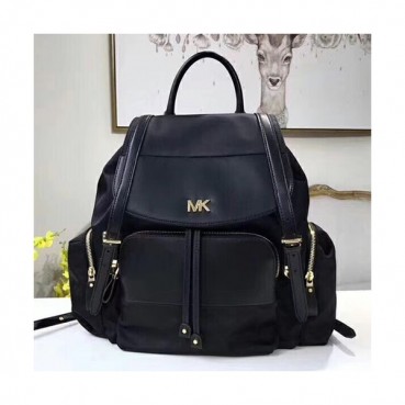Michael Kors Leather Nylon Back Pack,32cm - 마이클 코어스 레더 나일론 남성용 백팩 MKB0191,32cm,블랙