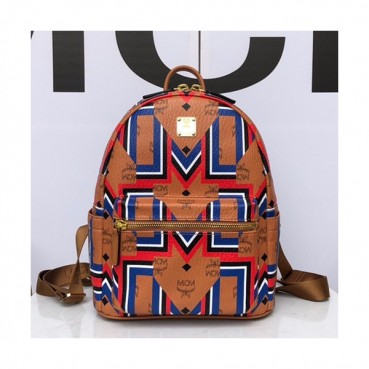 MCM Visetos Back Pack,26/34cm - 엠씨엠 비세토스 남여공용 백팩 MCMB0061, 26/34cm,브라운