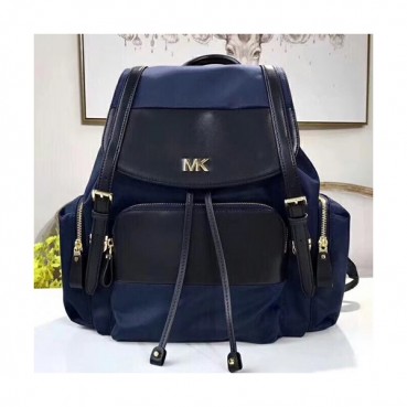 Michael Kors Leather Nylon Back Pack,32cm - 마이클 코어스 레더 나일론 남성용 백팩 MKB0192,32cm,네이비