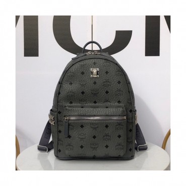 MCM Stark Leather Back Pack,17/21/26/34cm - 엠씨엠 스타크 레더 남여공용 백팩 MCMB0031, 17/21/26/34cm,그레이