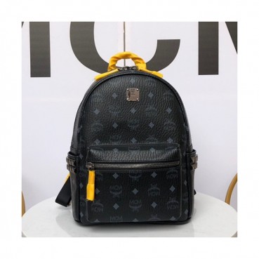 MCM Stark Leather Back Pack,17/21/26/34cm - 엠씨엠 스타크 레더 남여공용 백팩 MCMB0024, 17/21/26/34cm,블랙