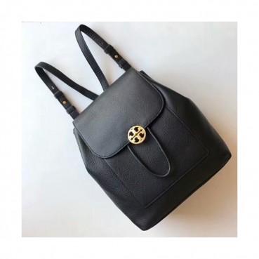 Tory Burch Leather Black Back Pack,24cm - 토리버치 레더 블랙 백팩 TBB0068,24cm