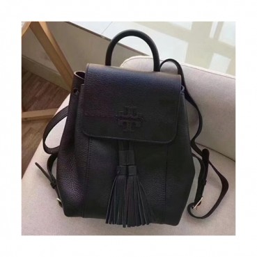 Tory Burch Leather Black Tassel Back Pack,22cm - 토리버치 레더 블랙 태슬 백팩 TBB0064,22cm