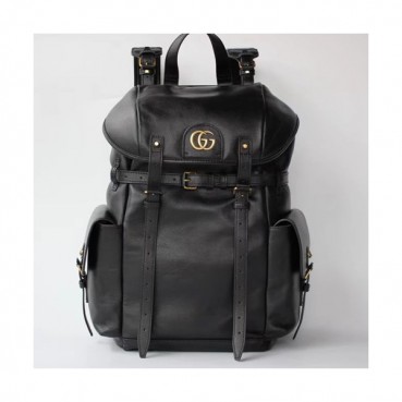 Gucci Belle Leather Back Pack,40CM - 구찌 BELLE 르벨 레더 남여공용 백팩,GUB0132,40cm,블랙