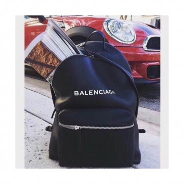 Balenciaga 2019 Everyday Leather Back Pack,32.5CM - 발렌시아가 2019 에브리데이 남여공용 레더 백팩,BGB0003,32.5CM,블랙