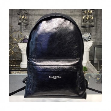 Balenciaga 2019 Leather Back Pack,32CM - 발렌시아가 2019 남여공용 레더 백팩,BGB0002,32CM,블랙