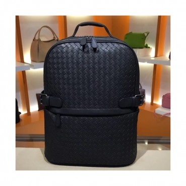 Bottega Veneta Leather Black Back Pack,30cm - 보테가 베네타 레더 블랙 남성용 백팩 6688,BVB0084,30cm
