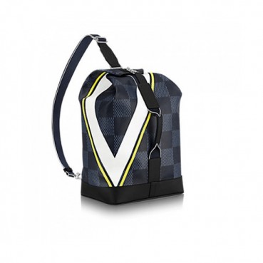 [루이비통] 삭 마랑 다미에 코발트 N44012 남성용 백팩 lv0022b - Louis Vuitton Sac Marin Damier Cobalt Mens Back