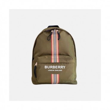 [버버리] Burberry 2020 Men's Nylon Backpack,42.5cm - 버버리 2020 남성용 네일론 백팩,42.5cm,BURB0516,카키