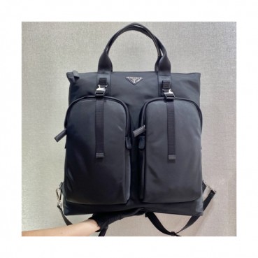 [프라다] Prada 2020 Men's Nylon Backpack,40cm - 프라다 2020 남성용 네일론 백팩,40cm,PRAB0228,블랙