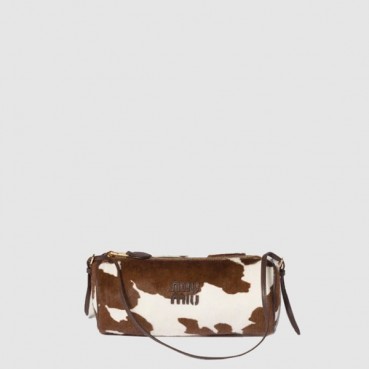 미우미우 여성 프린트 가죽 파우치 - MiuMiu Womens Printed Leather Pouch 