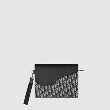 디올 남성 새들 A5 트라이앵글 파우치 - Dior Mens Saddle A5 Triangle Pouch 