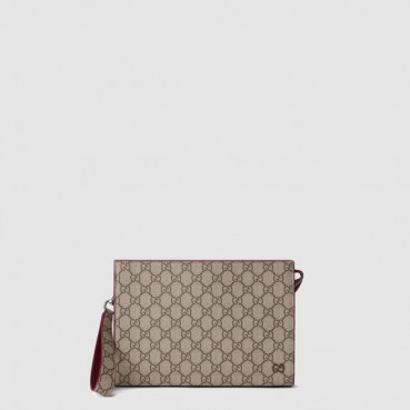 구찌 남성 바이컬러 GG 파우치 - Gucci Mens Bicolor GG pouch 
