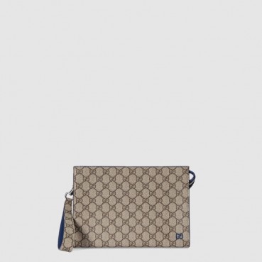 구찌 남성 바이컬러 GG 파우치 - Gucci Mens Bicolor GG pouch 