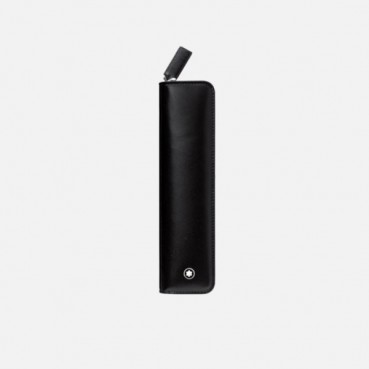 몽블랑 남성 마이스터스튁 1개의 펜 보관용 지퍼 파우치 - Montblanc Mens Meisterstück 1 Pen Pouch with Zip 