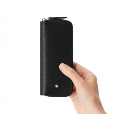 몽블랑 남성 사토리얼 2개의 펜 보관용 지퍼 파우치 - Montblanc Mens Sartorial 2 Pen Storage Zipper Pouch 