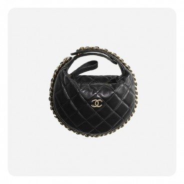 샤넬 23 파우치백 블랙 골드- Chane 23 Pouch Bag 