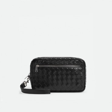 보테가베네타 남성 블랙 파우치 - Bottega Veneta Mens Black Pouch 