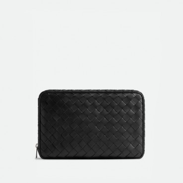 보테가베네타 남성 블랙 파우치 - Bottega Veneta Mens Black Pouch 