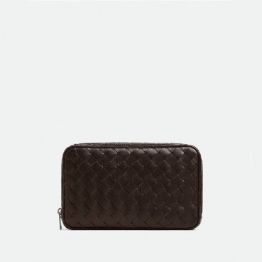 보테가베네타 남성 초코 브라운 파우치 - Bottega Veneta Mens Brown Pouch 