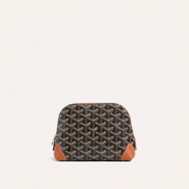고야드 여성 블랙 탄 방돔 파우치 - Goyard Womens Vendome Pouch 