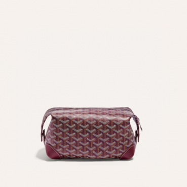 고야드 남/녀 버건디 볼링 25 클러치 - Goyard Unisex Bowling 25 Toiletry Bag 