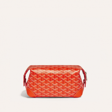 고야드 남/녀 오렌지 볼링 25 클러치 - Goyard Unisex Bowling 25 Toiletry Bag 