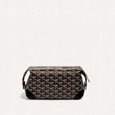 고야드 남/녀 블랙 볼링 25 클러치 - Goyard Unisex Bowling 25 Toiletry Bag 