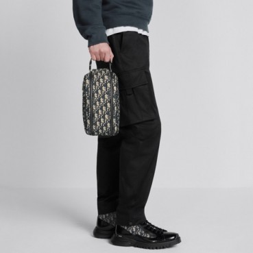 디올 남성 오블리크 파우치 - Dior Mens Oblique Pouch 