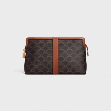 셀린느 여성 브라운 로크 파우치 - Celine Womens Brown Pouch 