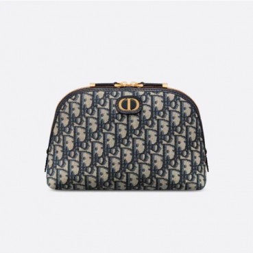 디올 여성 오블리크 파우치 - Dior Womens Navy Pouch 
