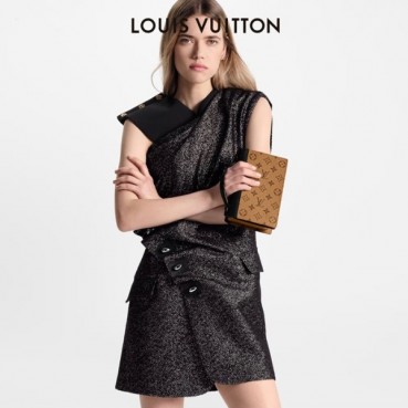 루이비통 여성 브라운 파우치 - Louis vuitton Womens Brown Pouch 