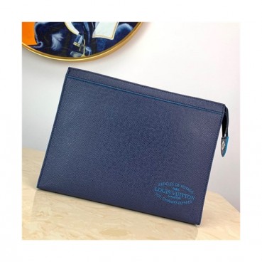 [루이비통]Louis Vuitton 2021 Men's Leather Pouch,27cm,M30397,LOUB2375 - 루이비통 2021 남성용 레더 파우치,27cm,네이비