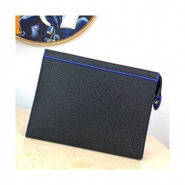 [루이비통]Louis Vuitton 2021 Men's Leather Pouch,27cm,M30573,LOUB2374 - 루이비통 2021 남성용 레더 파우치,27cm,블랙
